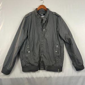 Totto Man Motorcycle‎ Jacket Full Zip Black Size XLarge Zip/Snap Inside Pockets